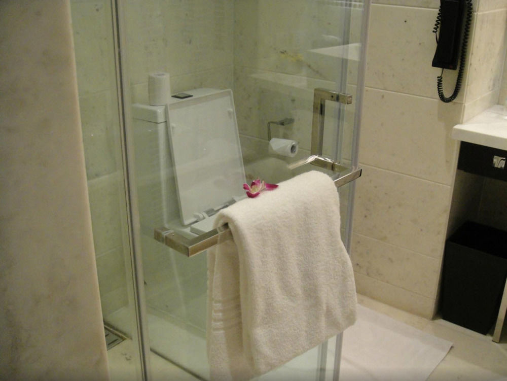 Jaipur Marriott Hotel Kültér fotó A shower door